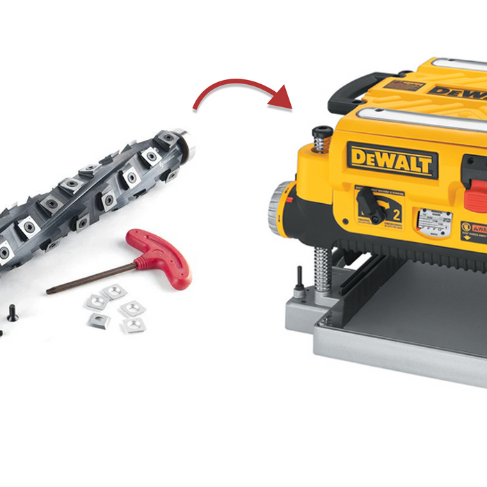 Spiral Cutterhead for the DeWalt 735: Our Most Popular and Sold Product.