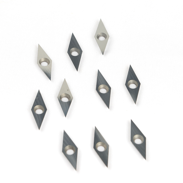 28x10x2.5mm Sharp Tip Diamond Shape Carbide Inserts, Woodturning Cutter - Sheartak Tools