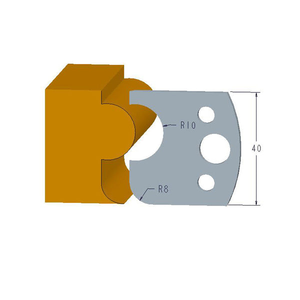 Sheartak Profile Knives 80320004 for Shaper Cutters - Sheartak Tools
