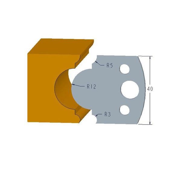 Sheartak Profile Knives 80320018 for Shaper Cutters - Sheartak Tools