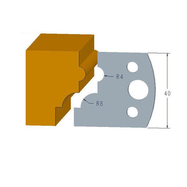 Sheartak Profile Knives 80320024 for Shaper Cutters - Sheartak Tools