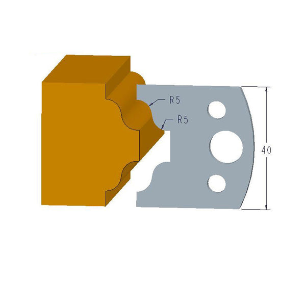 Sheartak Profile Knives 80320025 for Shaper Cutters - Sheartak Tools