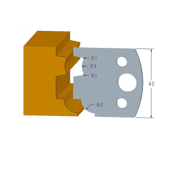 Sheartak Profile Knives 80320026 for Shaper Cutters - Sheartak Tools
