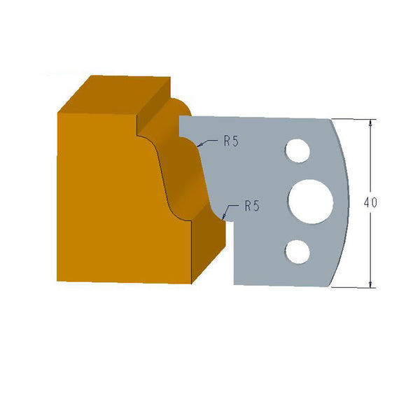Sheartak Profile Knives 80320031 for Shaper Cutters - Sheartak Tools