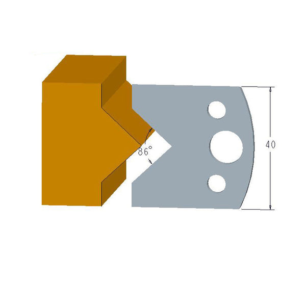Sheartak Profile Knives 80320034 for Shaper Cutters - Sheartak Tools