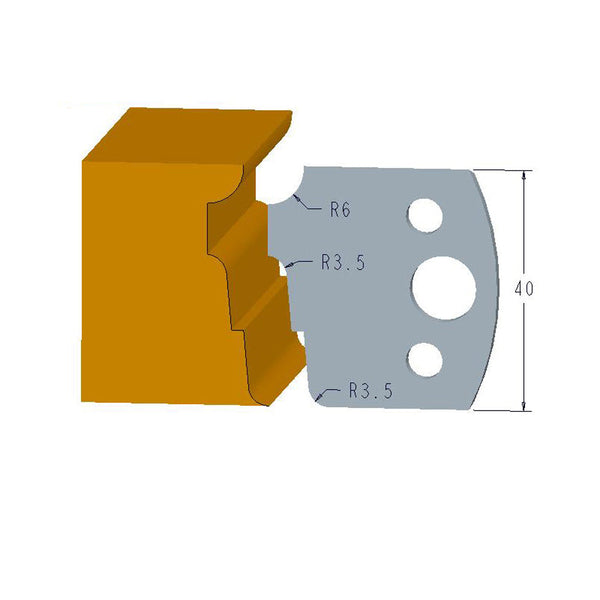 Sheartak Profile Knives 80320039 for Shaper Cutters - Sheartak Tools