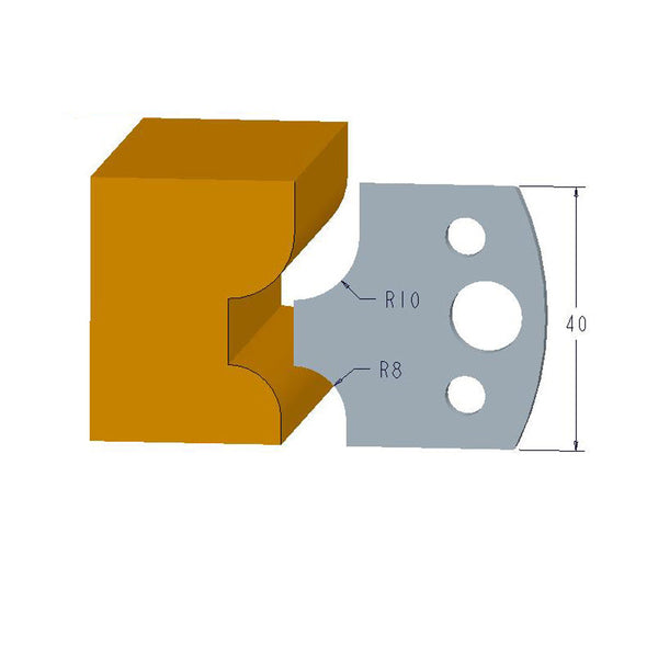 Sheartak Profile Knives 80320040 for Shaper Cutters - Sheartak Tools