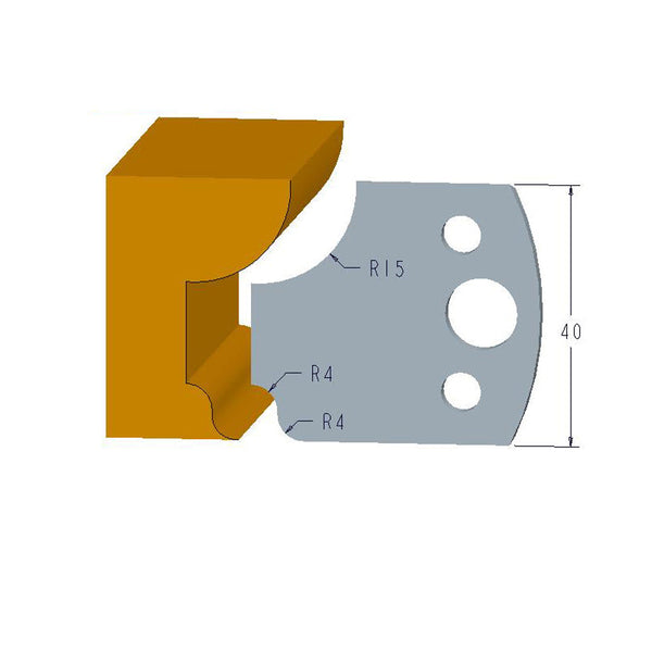 Sheartak Profile Knives 80320043 for Shaper Cutters - Sheartak Tools