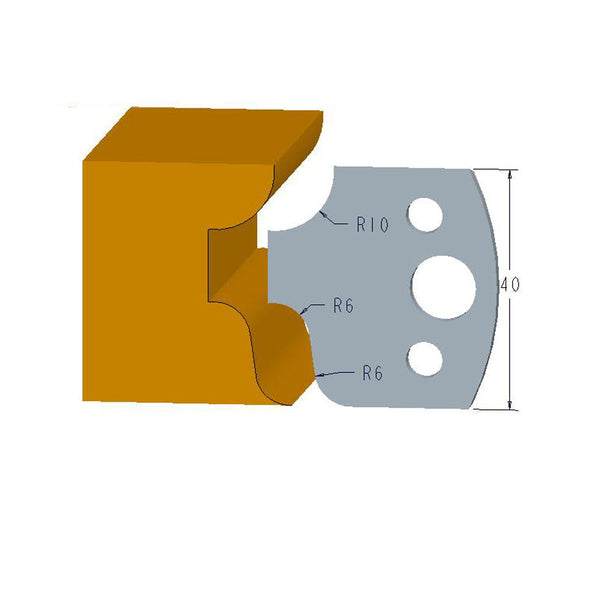 Sheartak Profile Knives 80320045 for Shaper Cutters - Sheartak Tools