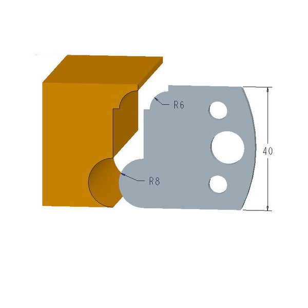 Sheartak Profile Knives 80320054 for Shaper Cutters - Sheartak Tools