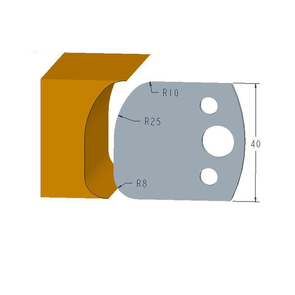 Sheartak Profile Knives 80320062 for Shaper Cutters - Sheartak Tools