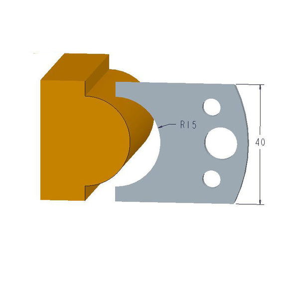 Sheartak Profile Knives 80320066 for Shaper Cutters - Sheartak Tools