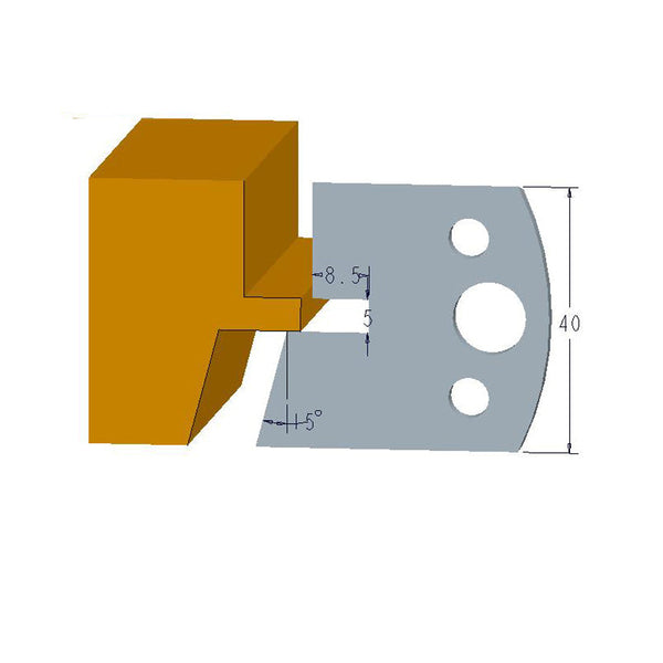 Sheartak Profile Knives 80320085 for Shaper Cutters - Sheartak Tools