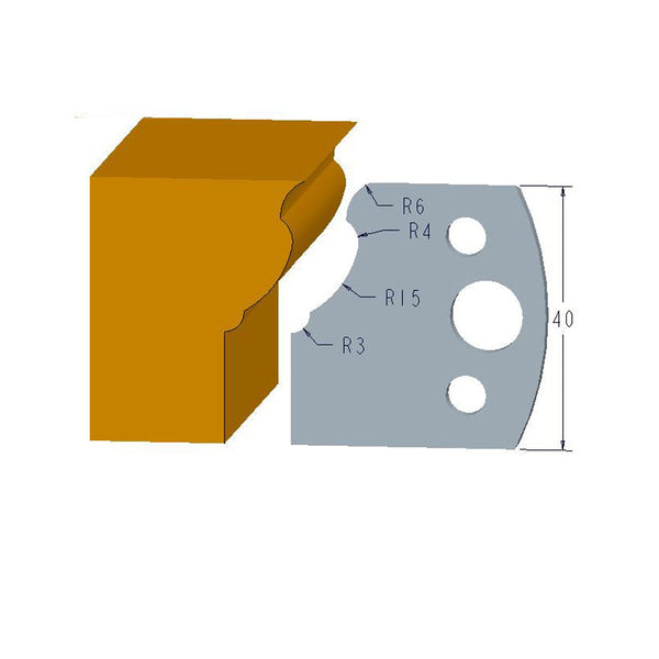 Sheartak Profile Knives 80320101 for Shaper Cutters - Sheartak Tools
