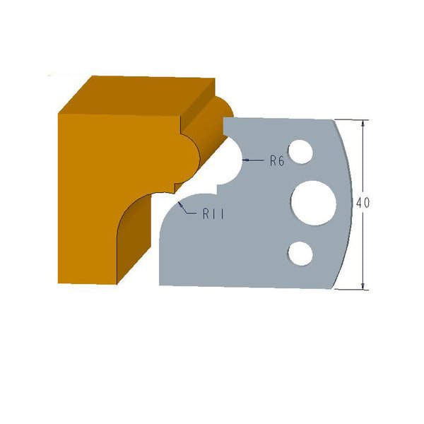 Sheartak Profile Knives 80320111 for Shaper Cutters - Sheartak Tools