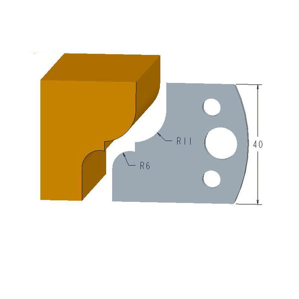 Sheartak Profile Knives 80320112 for Shaper Cutters - Sheartak Tools
