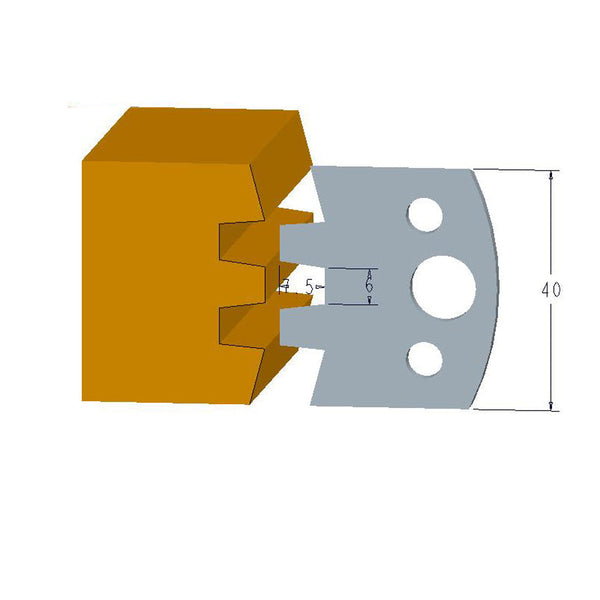 Sheartak Profile Knives 80320114 for Shaper Cutters - Sheartak Tools