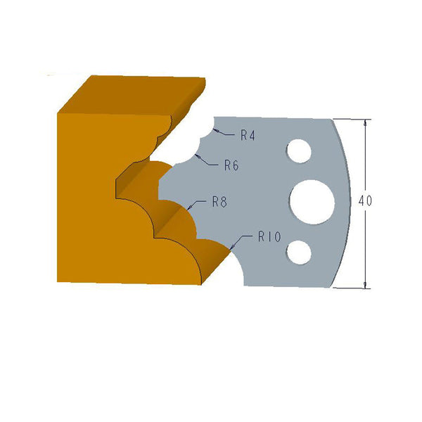Sheartak Profile Knives 80320126 for Shaper Cutters - Sheartak Tools
