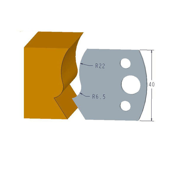 Sheartak Profile Knives 80320128 for Shaper Cutters - Sheartak Tools