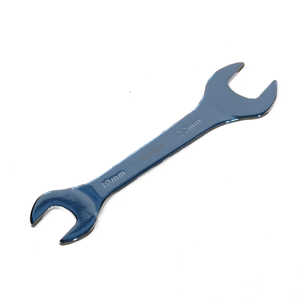 Open Ended Spanner, Double End Wrench - Ultra Thin Metric 3mm Spanner For Limited Space Conditions (1Pcs - 19 x 22mm) - Sheartak Tools