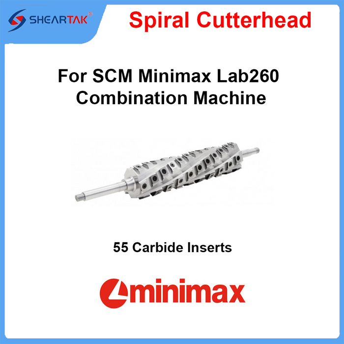 Spiral Cutterhead for SCM Minimax Lab260 Combination Machine