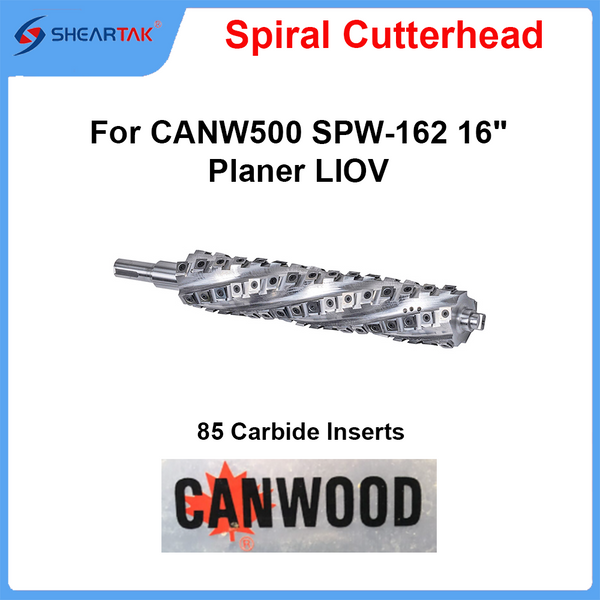 Spiral Cutterhead for CANW500 SPW-162 16" Planer LIOV - Sheartak Tools