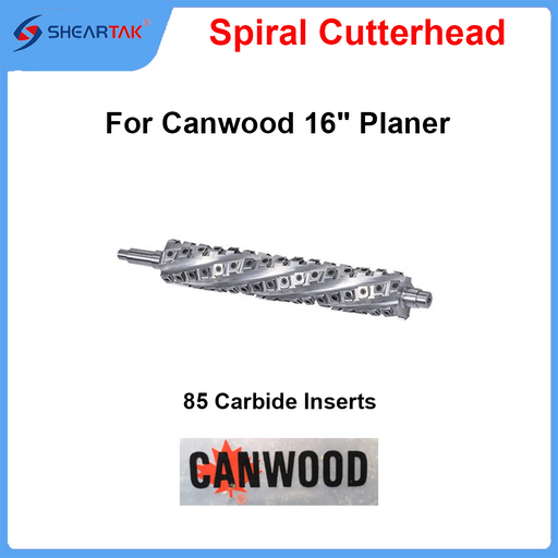 Spiral Cutterhead for Canwood 16" Planer - Sheartak Tools