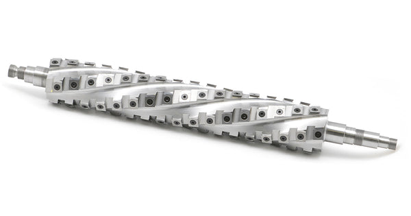 Spiral Cutterhead for Felder BF 6-41 16" Combination Machine with Reversible Carbide Cutters - Sheartak Tools