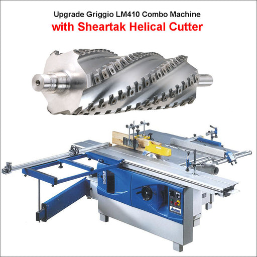 Wrench included in Sheartak Spiral Cutterhead kit for Griggio LM 410A installation