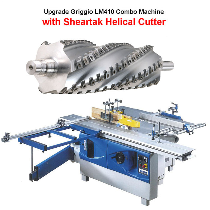 Wrench included in Sheartak Spiral Cutterhead kit for Griggio LM 410A installation