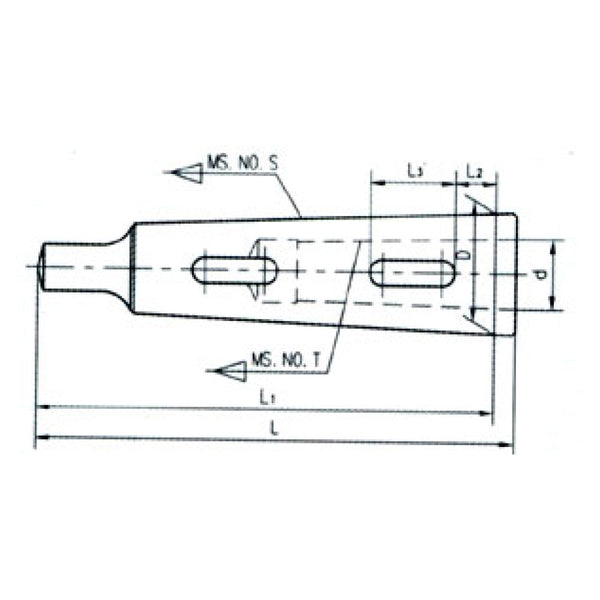 277 Morse Taper Sleeves - Sheartak Tools
