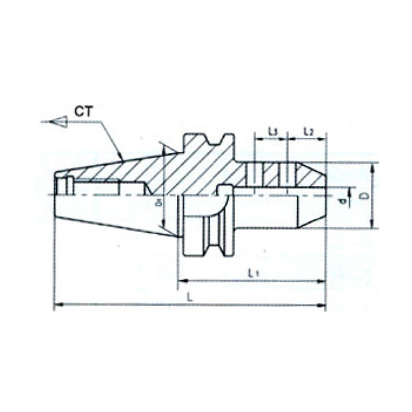 Cat End Mill Adaptor - Sheartak Tools