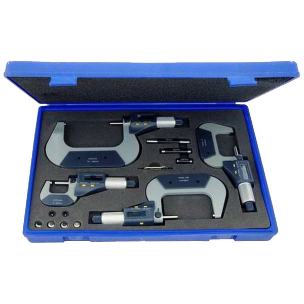 Double Display Digit Micrometer Set - Sheartak Tools