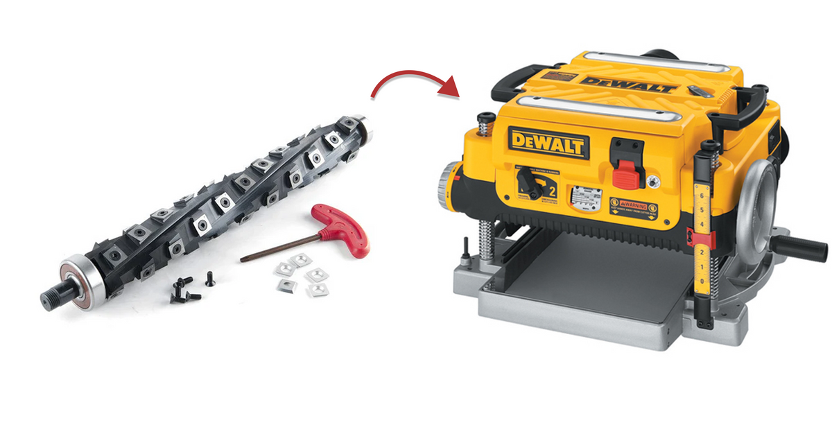 Spiral Cutterhead for the DeWalt 735: Our Most Popular and Sold Product.