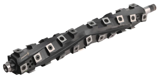 Spiral cutterhead upgrade for improved woodworking performance