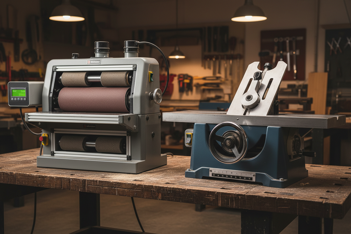 Drum Sander vs Planer