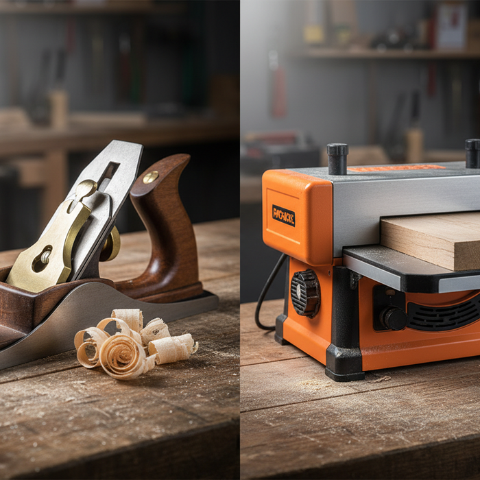 Hand Planer vs Bench Planer