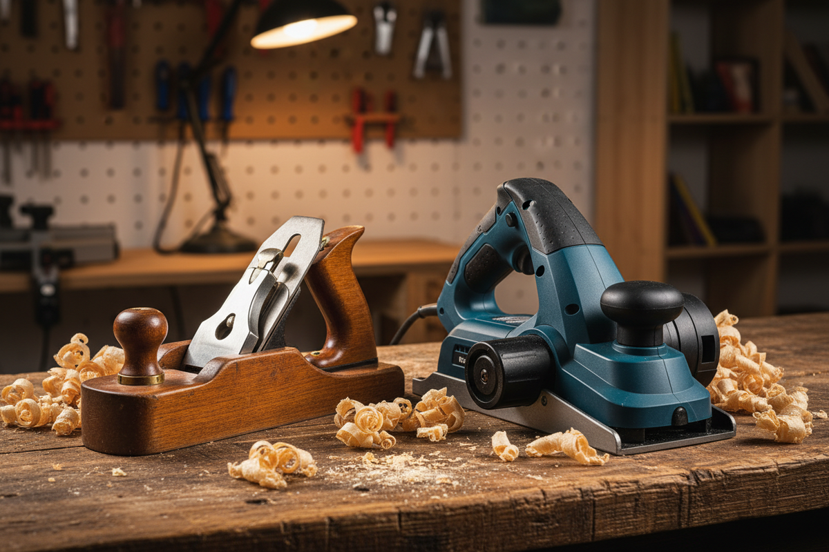 Hand Planer vs Electric Planer