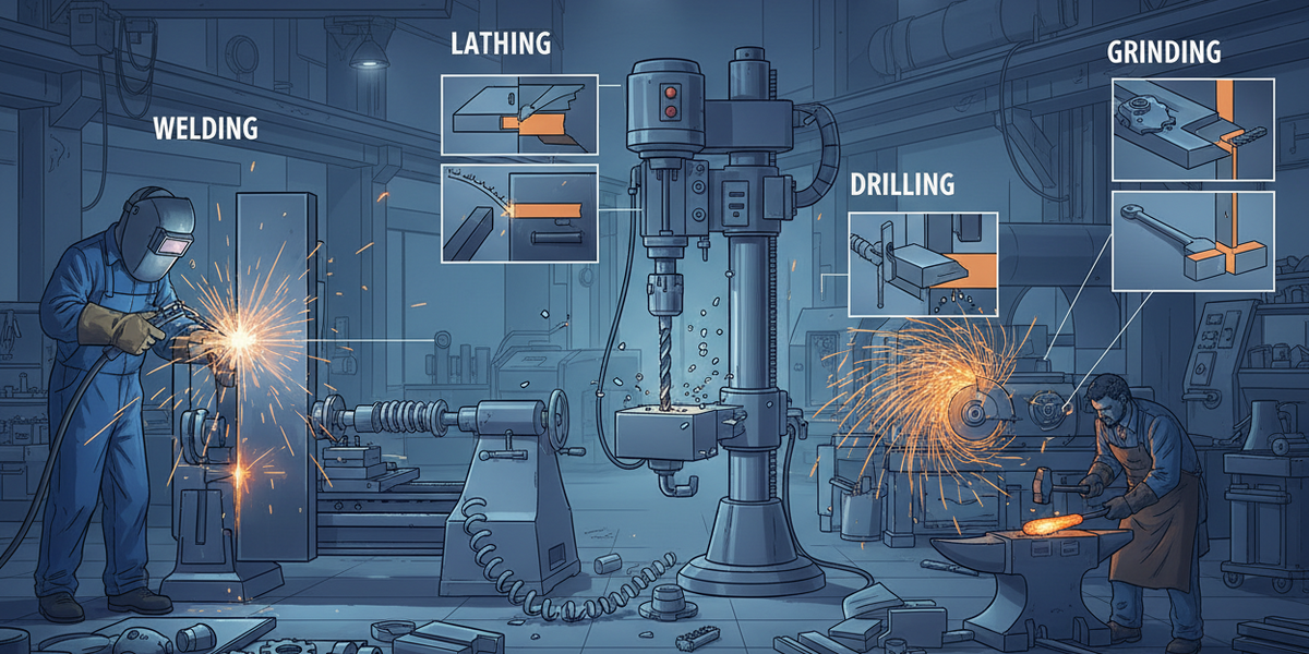 Metalworking Processes: Types, Tools & How to Choose the Right Method