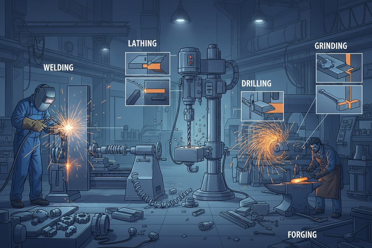 Metalworking Processes Explained: Types, Tools & How to Choose the Right Method