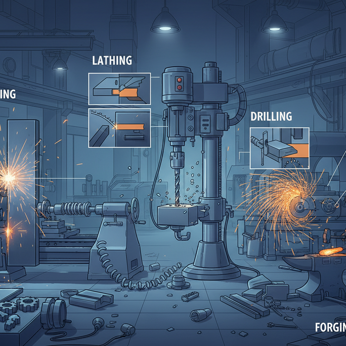 Metalworking Processes Explained: Types, Tools & How to Choose the Right Method