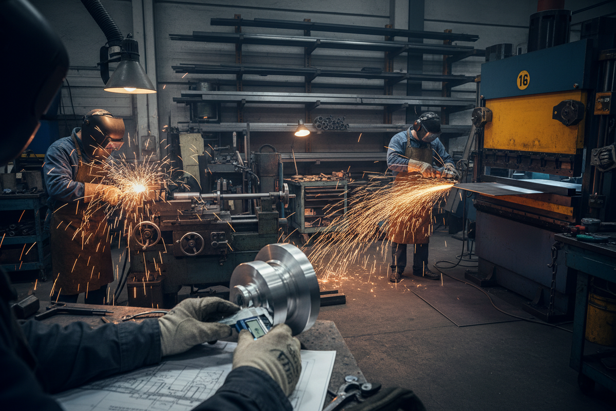 Main Metalworking Techniques: Cutting, Forming, Joining & Finishing