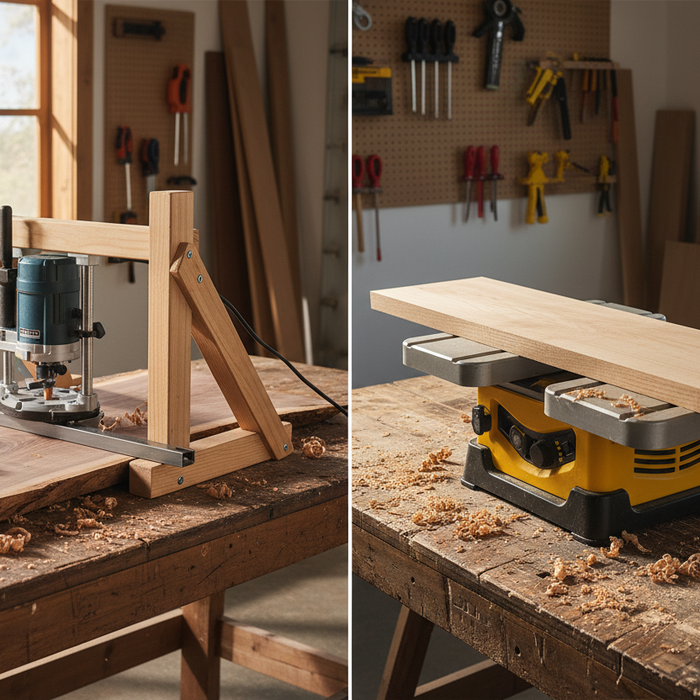 Router Sled vs Planer