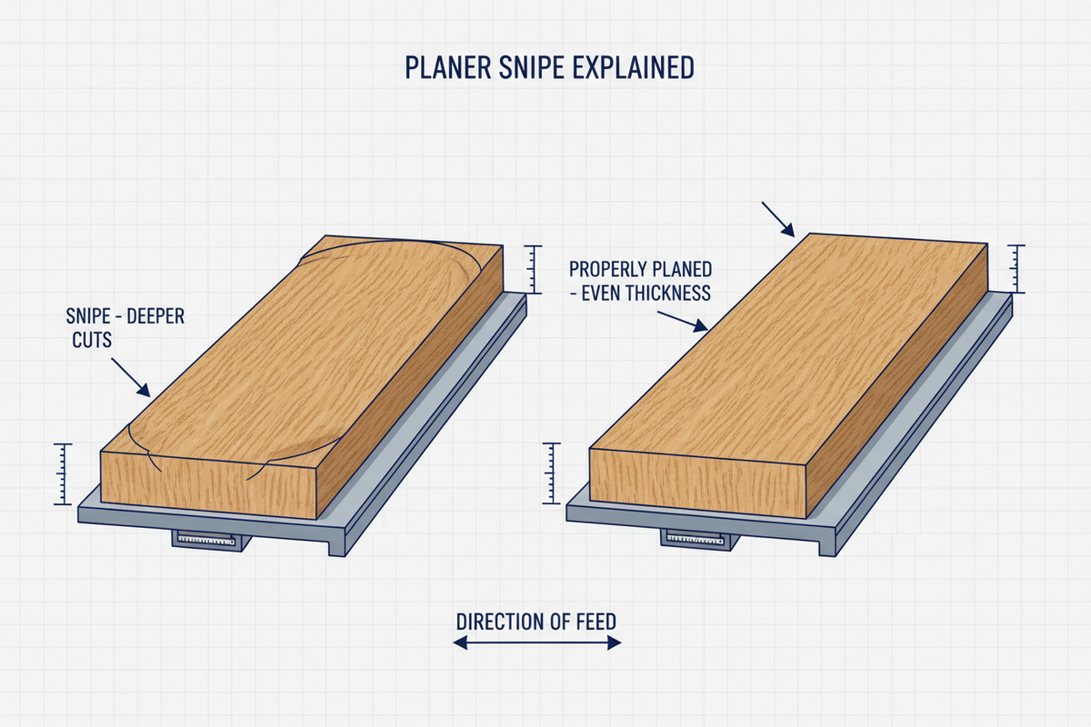 What Is Planer Snipe? Causes, 6 Prevention Methods Compared, and How to Fix It