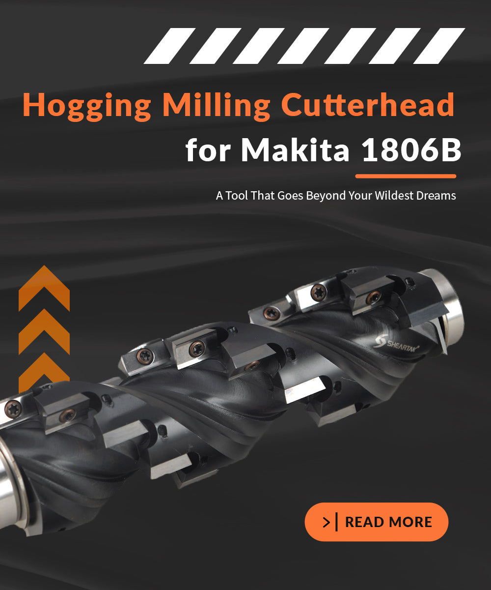 Hogging Cutterhead for Turning Alumium