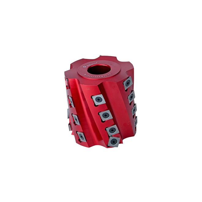 Sheartak 100mm ODx100mm CLx1-1/4" Bore Spiral Moulder Head 6 wings