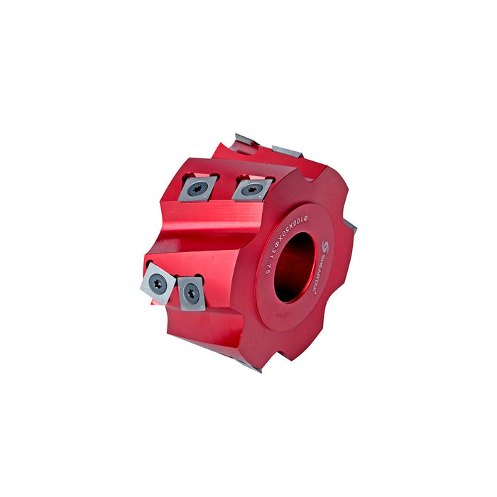 Sheartak 100mm ODx50mm CLx1-1/4" Bore Spiral Moulder Head 6 wings