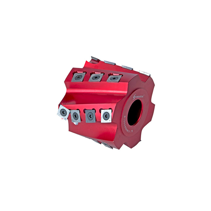Sheartak 100mm ODx80mm CLx1-1/4" Bore Spiral Moulder Head 6 wings