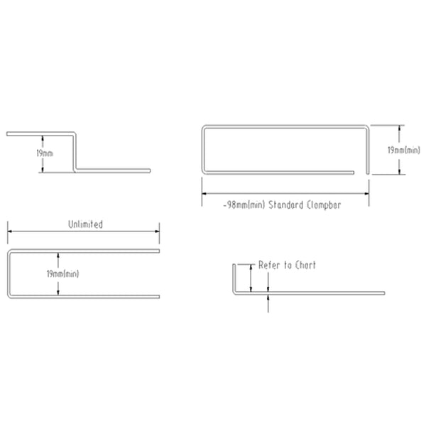 EB-5216 52" Magnetic Sheet Metal Box and Pan Brake, 220V, 1-Phase