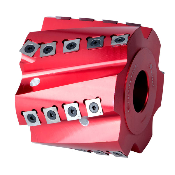 Sheartak 125mm ODx100mm CLx1-1/2" Bore Spiral Moulder Head 6 wings